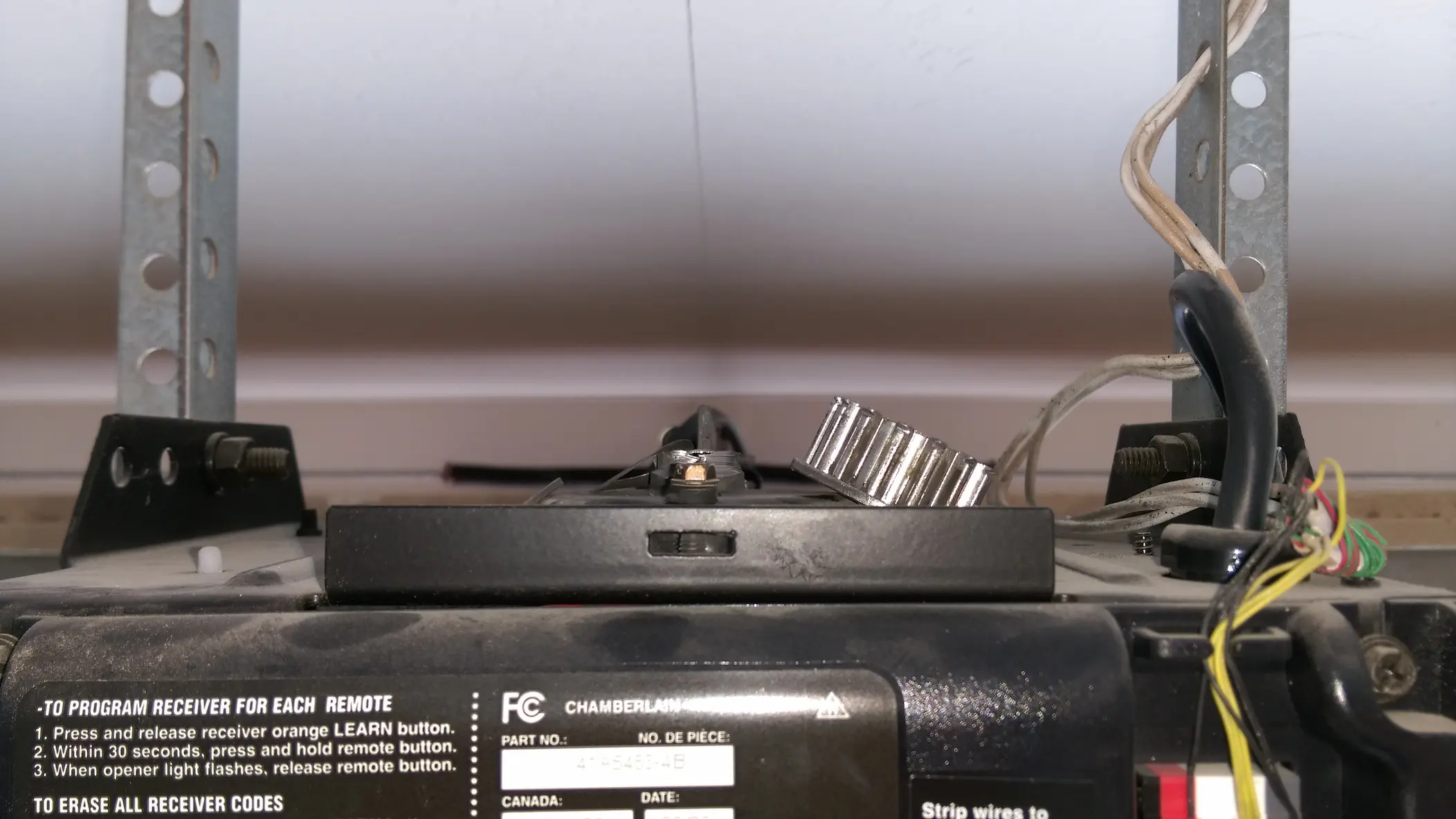 Garage door opener repaired at a Tempe home